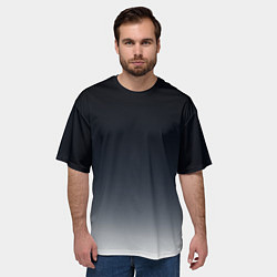 Футболка оверсайз мужская Градиент, цвет: 3D-принт — фото 2
