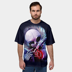 Футболка оверсайз мужская UNDERTALE SANS, цвет: 3D-принт — фото 2