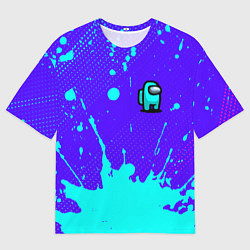 Футболка оверсайз мужская AMONG US АМОНГ АС, цвет: 3D-принт