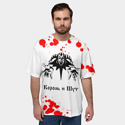 Футболка оверсайз мужская КОРОЛЬ И ШУТ, цвет: 3D-принт — фото 2