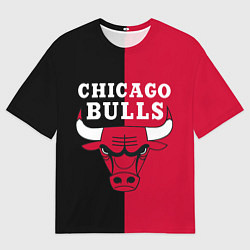 Мужская футболка оверсайз Чикаго Буллз