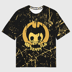 Футболка оверсайз мужская Bendy And The Ink Machine, цвет: 3D-принт