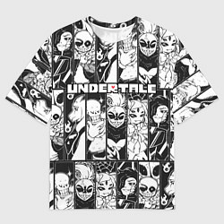 Футболка оверсайз мужская UNDERTALE, цвет: 3D-принт