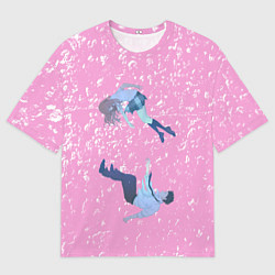 Футболка оверсайз мужская Форма голоса, цвет: 3D-принт