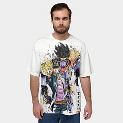 Футболка оверсайз мужская JOJO, цвет: 3D-принт — фото 2