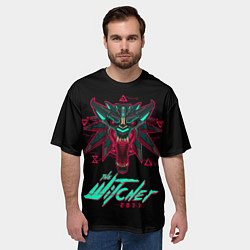 Футболка оверсайз мужская The Witcher 2077, цвет: 3D-принт — фото 2