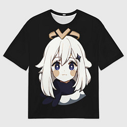 Мужская футболка оверсайз Genshin Impact Paimon