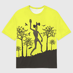 Мужская футболка оверсайз Siren Head