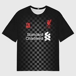 Мужская футболка оверсайз LIVERPOOL резервная 2021