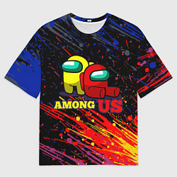 Футболка оверсайз мужская AMONG US, цвет: 3D-принт