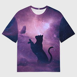 Мужская футболка оверсайз Star Cat