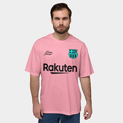 Футболка оверсайз мужская BARCELONA резервная 2021, цвет: 3D-принт — фото 2