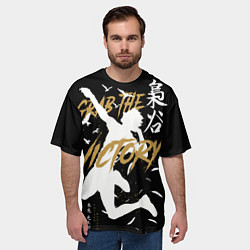 Футболка оверсайз мужская Haikyuu Haikyu Haikuu, цвет: 3D-принт — фото 2