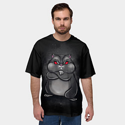 Футболка оверсайз мужская HAMSTER, цвет: 3D-принт — фото 2