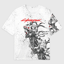 Футболка оверсайз мужская CYBERPUNK 2077, цвет: 3D-принт