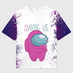 Мужская футболка оверсайз Among Us Love Z