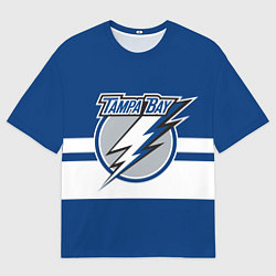 Мужская футболка оверсайз TAMPA BAY LIGHTING