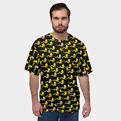 Футболка оверсайз мужская Гомер, цвет: 3D-принт — фото 2