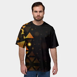 Футболка оверсайз мужская Geometry, цвет: 3D-принт — фото 2