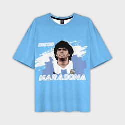 Мужская футболка оверсайз Диего Марадона