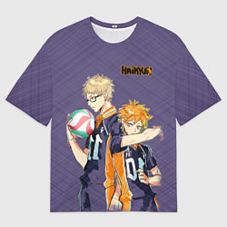 Мужская футболка оверсайз Haikyu!!!