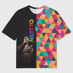 Футболка оверсайз мужская NILETTO, цвет: 3D-принт
