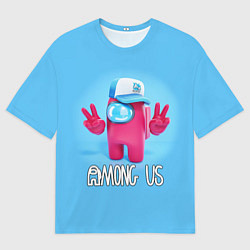 Футболка оверсайз мужская AMONG US, цвет: 3D-принт