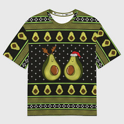 Футболка оверсайз мужская Avo christmas, цвет: 3D-принт
