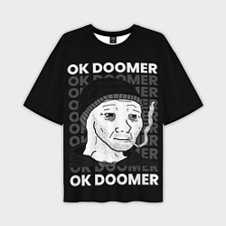 Мужская футболка оверсайз OK DOOMER