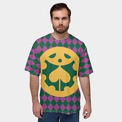 Футболка оверсайз мужская ДжоДжо, цвет: 3D-принт — фото 2