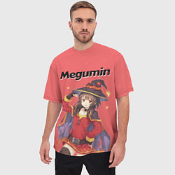 Футболка оверсайз мужская Megumin, цвет: 3D-принт — фото 2