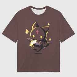 Футболка оверсайз мужская Чомусуке, цвет: 3D-принт