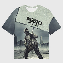 Футболка оверсайз мужская Metro Exodus, цвет: 3D-принт