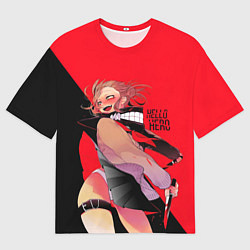 Футболка оверсайз мужская Hello Hero, цвет: 3D-принт