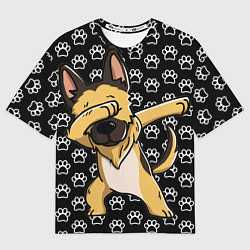 Футболка оверсайз мужская DAB DOG, цвет: 3D-принт