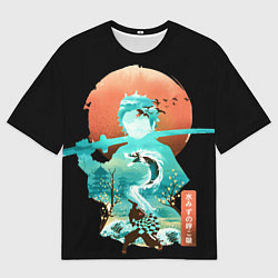 Футболка оверсайз мужская Танджиро, цвет: 3D-принт