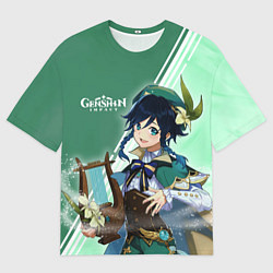 Мужская футболка оверсайз Genshin Impact