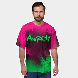 Футболка оверсайз мужская CS GO NEON REVOLUTION v2, цвет: 3D-принт — фото 2