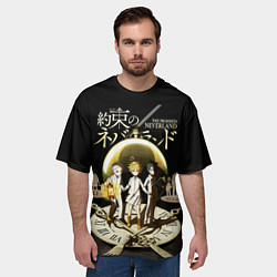 Футболка оверсайз мужская Обещанный Неверленд, цвет: 3D-принт — фото 2