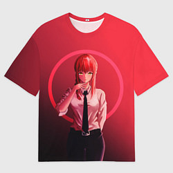 Футболка оверсайз мужская Человек Бензопила, цвет: 3D-принт