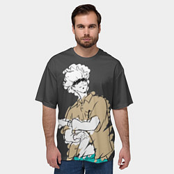 Футболка оверсайз мужская Годжо Магическая Битва, цвет: 3D-принт — фото 2