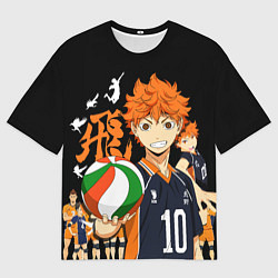 Мужская футболка оверсайз ВОЛЕЙБОЛ!! HAIKYUU!!