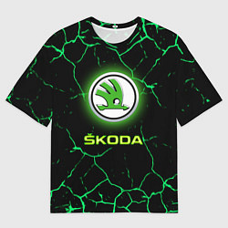 Мужская футболка оверсайз SKODA