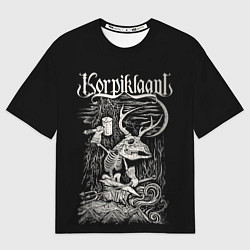 Футболка оверсайз мужская Korpiklaani, цвет: 3D-принт