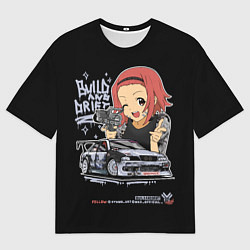 Футболка оверсайз мужская Build and Drift, цвет: 3D-принт