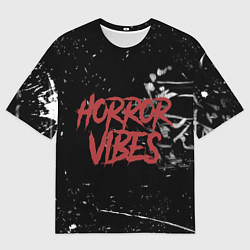 Футболка оверсайз мужская Хоррор настроение, цвет: 3D-принт