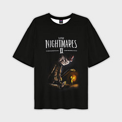 Мужская футболка оверсайз Little Nightmares 2 СТОРОЖ