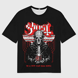 Футболка оверсайз мужская Ghost, цвет: 3D-принт