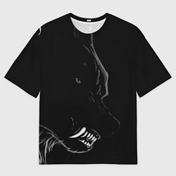 Мужская футболка оверсайз Wolf