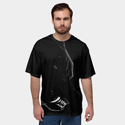 Футболка оверсайз мужская Wolf, цвет: 3D-принт — фото 2